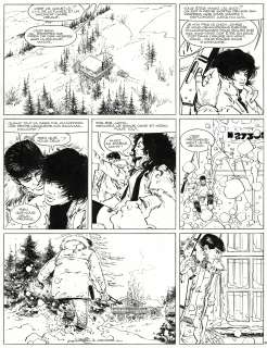 William Vance | XIII, La nuit du 3 Août, planche originale à l’encre de chine pour cet album paru en 1990 chez Dargaud. | Septimus