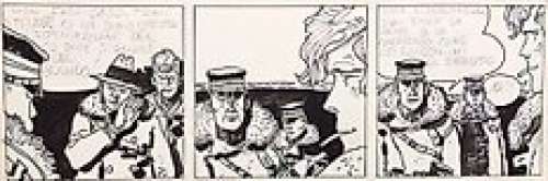 Hugo Pratt - 48 X 16 Cm Soit 15 X 15 Cm Par Case | Corto Maltese - Original Strip Â«La Jeunesse de CortoÂ» - Page volante - (1981) | Catawiki