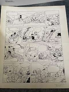 Glaudel, Paul - Glaudel, Paul - Planche originale - Manie Swing - La Colère du Bronongo - (1990)