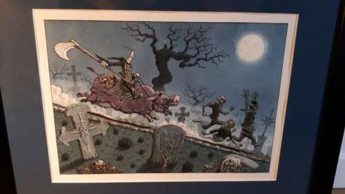 Milhiet, Olivier | Milhiet, Olivier - Dessin original couleur - Spoogue - (2013) | Catawiki