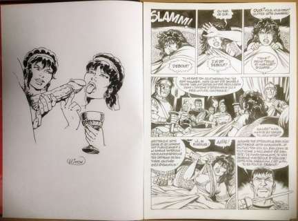 Jean-Yves Mitton | Messalina 5 - Original page (p.11) + Original illustration in book 5 - (2015) | Catawiki