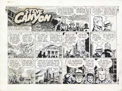 Caniff Milton | "Steve Canyon", 23066 | Urania Casa d’Aste