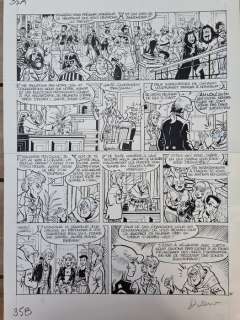 Di Sano, Bruno / Walthéry, François / Mythic - Di Sano, Bruno - Planche originale (p.35) - Rubine T12 - Le lac Wakanala - Page volante - (2009)