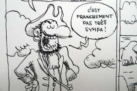 Cromheecke, Luc | Original page (p.8)  - L’ÃŽle Carrément Perdue 1  - (2013) | Catawiki