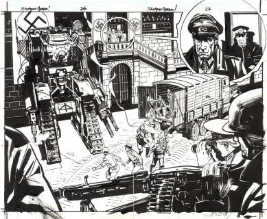 John Paul Leon - sgt. Fury and his howling commandos issue 01 page 26 & 27