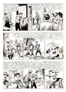 Essegesse | Capitan Miki n. 98 - 4x Tavola Originale EsseGesse - Page volante - Exemplaire unique | Catawiki