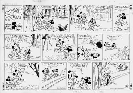 Manuel Gonzales - Mickey Mouse Sunday Page