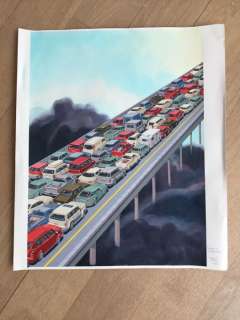 Torres, Daniel | Torres, Daniel - Original painting - High way - (2013) | Catawiki