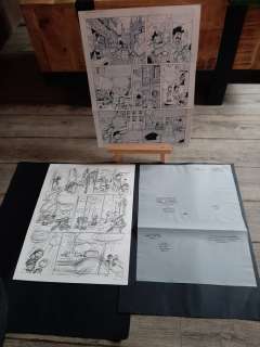 Casten, Didier - | Casten, Didier - Planche originale + crayonné original - Tchantchès T2 - Gamin des rues - (1995) | Catawiki