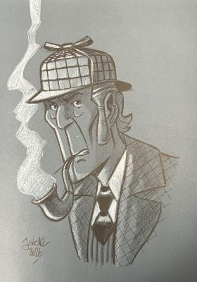 ARSENE LUPIN CONTRE SHERLOCK HOLMES TOME 2 DÉDICACÉ PAR ALAIN JANOLLE - N°9 - SHERLOCK HOLMES | Pulp’s
