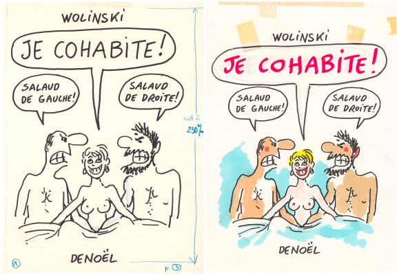 Wolinski | 1986 - Je cohabite | Huberty Breyne Gallery