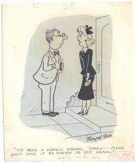 Roy L. Fox | Fox - (date unknown) Original Gag Panel | Russ Cochran