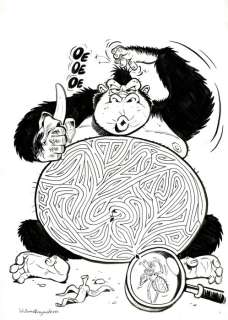 Wil Raymakers, Thijs Wilms | Raymakers, Wil - Originele tekening - Boes - (1985) | Catawiki