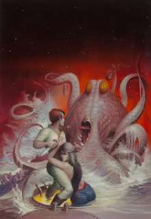 Peter Andrew Jones (American, b. 1951)
 The Best of Murray Leinster anthology cover, 1976
 Acrylic on board
 20-3/4 x 15... | Heritage