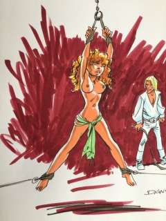 Dany | Dany - Dessin original en couleur - Les Guerrières de Troy | Catawiki