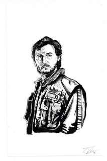 Cassian Andor Sketch by Tom Velez | mycomicshop.com