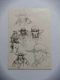 Blanc-Dumont, Michel | Blanc-Dumont, Michel - Originele schetsen op 1 vel - Jonathan Cartland - Jude Parnell (personage) | Catawiki