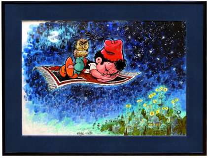 Kiko - Foufi Encre de Chine et gouache pour ce qui est très probablement