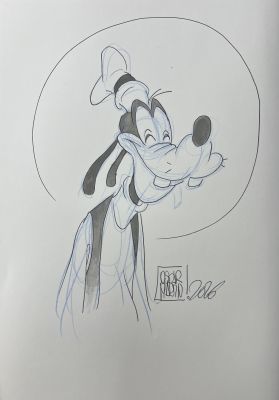 ARTBOOK DISNEY - DÉDICACÉ PAR OSCAR MARTIN : DINGO N°2 | Pulp’s