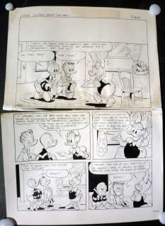 Beatriz Bolster - + large donald + daisy duck art p pg. 1 splash by beatriz bolster issue donald duck page 1