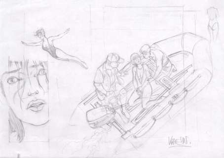 Kraehn | Gil St André, ensemble de deux pages d’étude… | Millon