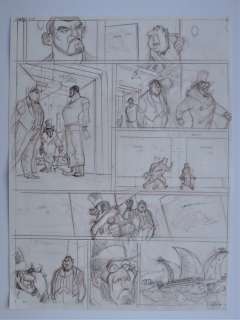 Charel Cambré / Marc Legendre | Amoras - Originele pagina in potlood (p.11) - Amoras deel 4 - Lambik - Page volante - (2014) | Catawiki