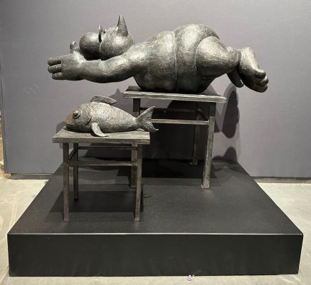 Philippe GELUCK - 2024 - Le Maître et l‘élève