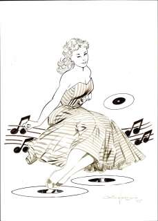 Gindberg - Pin-Up, Original Art (1997) | Russ Cochran