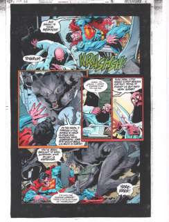 John Kalisz, Mark Propst, Val Semeiks | Jla Showcase 80-Page Giant #1 P.8 Color Guide Art - Superman - 2000 | Anthony’s Comic Book Art