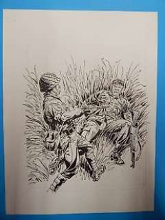 Roberto Diso | Mister No n. 346 - Roberto Diso - Original Cover "Uomini ed eroi" - Page volante - Exemplaire unique - (2004) | Catawiki