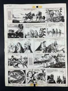 Aldo Di Gennaro | Aldo di Gennaro - Fortebraccio - Page volante - Exemplaire unique - (1966) | Catawiki