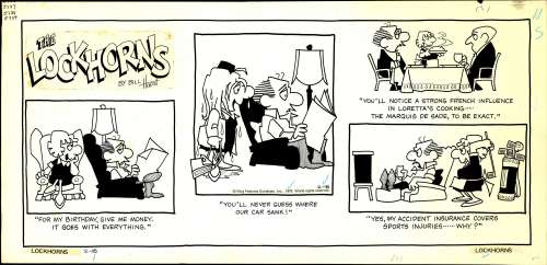 Hoest - LOCKHORNS, Sunday Page (1979) | Russ Cochran