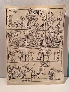 Hein de kort - Eikels - Hein de Kort - Originele tekening - Exemplaire unique