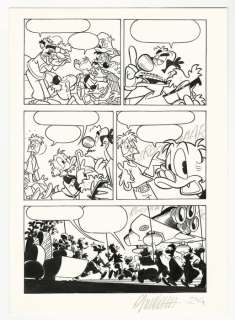 Giorgio Cavazzano | Topolino #2984 - Giorgio Cavazzano - tavola originale "Zio Paperone e i Dieci Piccoli Miliardari" - Page volante - Exemplaire unique - (2013) | Catawiki