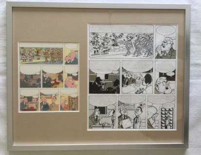 Devos, Jacques | Devos, Jacques - Originele pagina + inkleuring - Steve Pops - Steve contre Dr Yes - (1966) | Catawiki