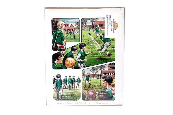 Lot 250 - Original artwork strip for Roy Of The Rovers | misc / divers