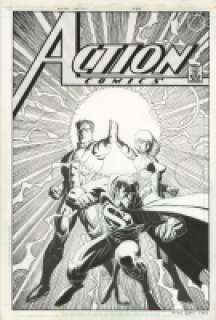 Arthur Adams | ACTION COMICS # 819 COVER ORIGINAL COMIC ART | Pedigree Comics