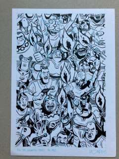 Albert Monteys | Dibujo Original de Albert Monteys, Ilustración de Bill Héroe Galáctico | Yojimbo Cómics