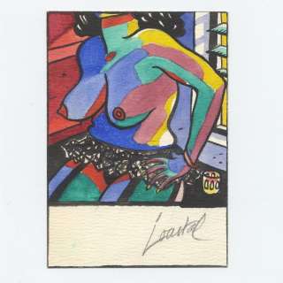 Loustal, Jacques de | Loustal, Jacques de - Dessin original couleur - Nu | Catawiki