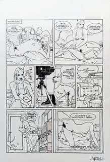 Marco Nizzoli | Marco Nizzoli - Marco Nizzoli - Tavola Originale fine episodio - Simbaby 1.1 Sesso Sicuro. - Page volante - (1995) | Catawiki