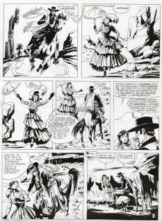 Paolo Ongaro | Larry Yuma - tavola originale - Page volante - (1991) | Catawiki