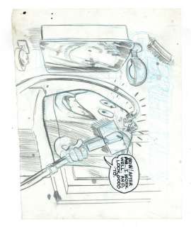 Preliminary Sketch for ’Brush Away’ from Preventive Maintenance by Will Eisner | mycomicshop.com
