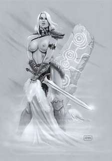 Giuseppe de Luca | Pin Up - G. De Luca - original artwork - Page volante - Exemplaire unique | Catawiki