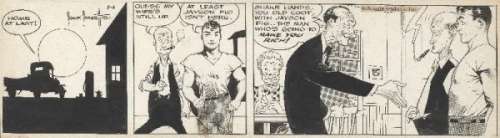 156: Frazetta Johnny Comet daily 8/2/52 original art | Russ Cochran