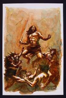 Richard Isanove - Barbarian Illustration