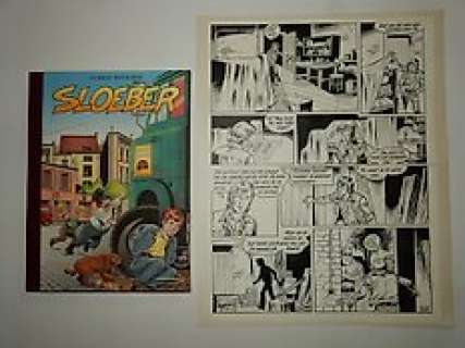 Broeckx, Jeff | Jeff Broeckx - - Originele pagina - Sloeber - De brief - Met luxe album + 3 prentjes - Cartonné - EO - (2007) | Catawiki