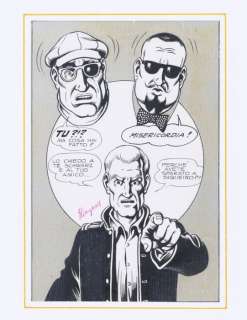 Roberto Raviola (Magnus) | Lo Sconosciuto #3 - original splash page "Morte a Roma" con COA - Page volante - EO - (1975) | Catawiki