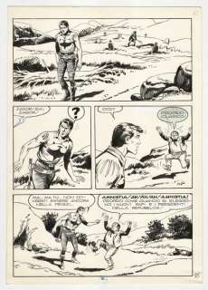 Franco Donatelli | Zagor, Collana Zenith # 124 - Franco Donatelli - tavola originale "Lo Strano Mister Smith" - Page volante - Exemplaire unique - (1971) | Catawiki