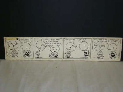 1372: Charles Schulz. Original Daily. 1951. | Weiss Auctions