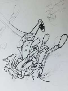 Munuera, José-Luis | Original drawing  - Fantasio and The Count of Champignac  - Spirou | Catawiki